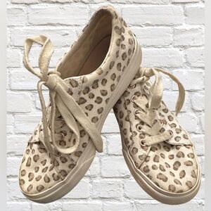 Keds Girls Leopard Sneakers size 4.5